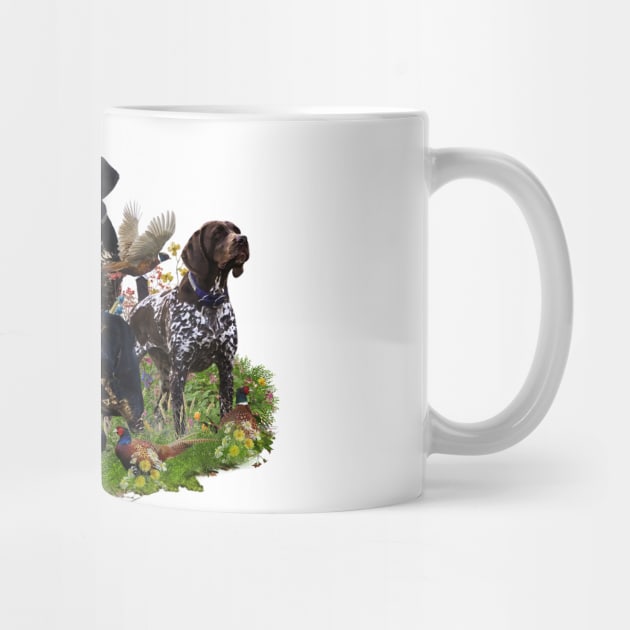 German Shorthaired Pointer by German Wirehaired Pointer 